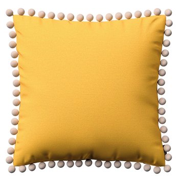 Poszewka Wera na poduszkę, żółty, 45 × 45 cm, Loneta - Dekoria