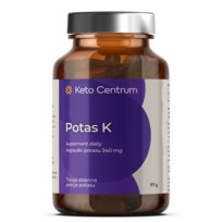 Potas 340 mg (100 kapsułek) – Mega dawka Keto Centrum Inna marka