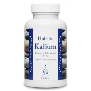 Potas jabłczan potasu Kalium 250mg  Suplement diety, 100 kaps. Holistic - Holistic