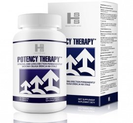 Potency Therapy suplement diety wspomagający potencje u mężczyzn silna erekcja większy wzwód 60 kapsułek - Sexual Health Series