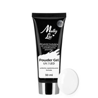 Powder Gel, Akrylożel budujący Hema/di-Hema free French White Nr 02,  30ml