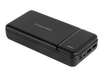 Power bank 30000mAh 2xUSB USB-C kabel KrugerMatz