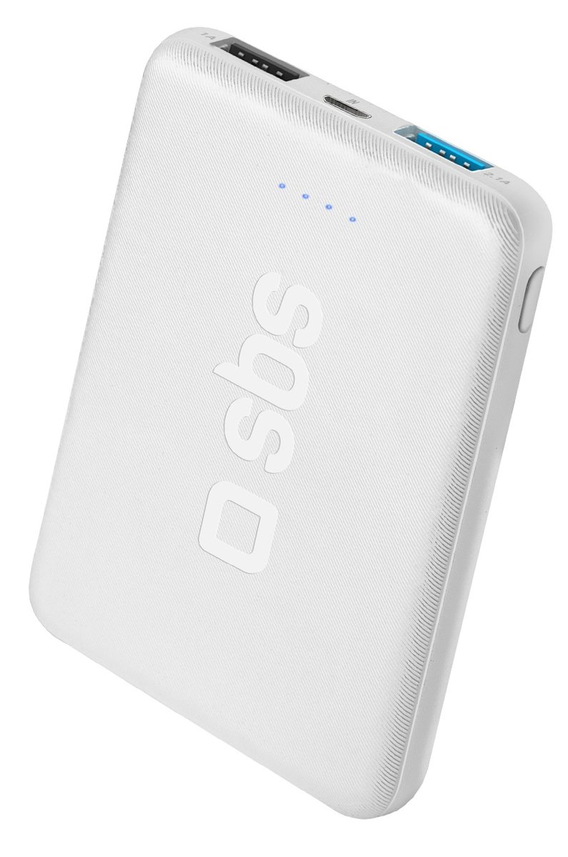 Power bank SBS, 5000 mAh, 2.1 A/1 A