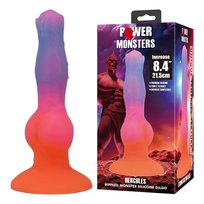 Power Monsters Hercules - 21.5 cm Rippled Monster Silicone Dildo Baile