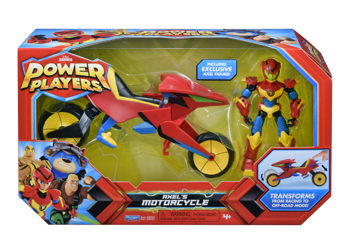 Zdjęcia - Figurka / zabawka transformująca Playmates Power Players, figurka Axel, zestaw 