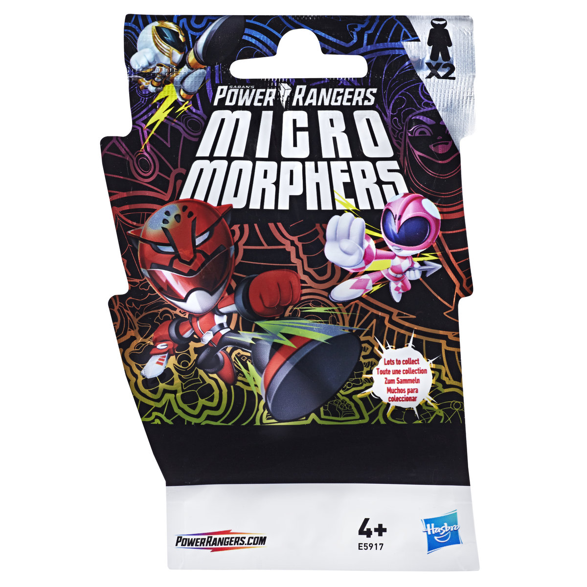 Power Rangers, torebka Niespodzianka Micro Morphers