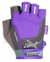 Power System RĘKAWICZKI DAMSKIE na siłownię WOMAN`S POWER-PURPLE rozm. L Power System
