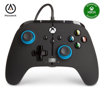 PowerA Xbox Series, Pad przewodowy Enhanced Blue Hint - PowerA