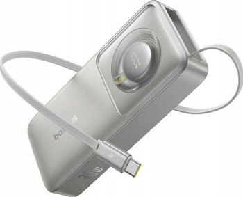 Powerbank Baseus Free2Pull 10000mAh 30W z USB-C i kablem USB-C szary - Baseus