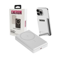 Powerbank Eneron 20W 5000mAh wireless/magnet biały do iPhone Magsafe SZYBKIE ŁADOWANIE BEZPRZEWODOWE Magnetyczny