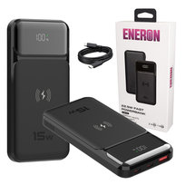 Powerbank Eneron 22.5W 10000mAh wireless SZYBKIE ładowanie USB-C USB-A ŁADOWANIE BEZPRZEWODOWE 15W