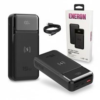 Powerbank Eneron 22.5W 20000mAh wireless SZYBKIE ładowanie USB-C USB-A ŁADOWANIE BEZPRZEWODOWE 15W