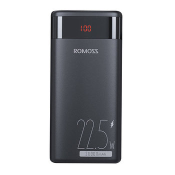 Powerbank Romoss Ares 20PF, PD 22.5W, 20000mAh (czarny) - Zamiennik/inny