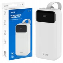 Powerbank Savio BA-11 30000mAh biały