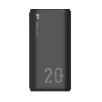 Powerbank Silicon Power QS15 20000mAh QC3.0+PD 2xUSB A, 1x mUSB  + 1x USB C, czarny - Silicon Power