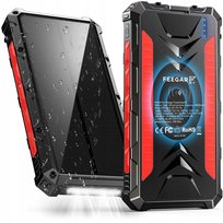 Powerbank Solarny Feegar 36000Mah 20W 4X Usb Typ-C Pd Qc3.0 Indukcja Ip65 Latarka