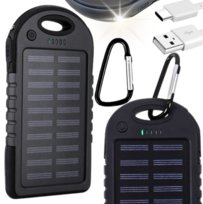 Powerbank Solarny Ładowarka Solarna 4000mAh Latarka Power Bank Pojemny