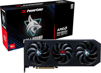 POWERCOLOR Radeon RX 9070 XT Hellhound 16GB GDDR6 (RX9070XT 16G-L/OC) - PowerColor