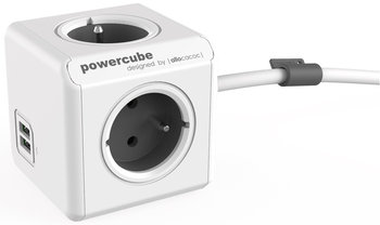 PowerCube, rozdzielacz 4 gniazda+kabel, 2404  - PowerCube