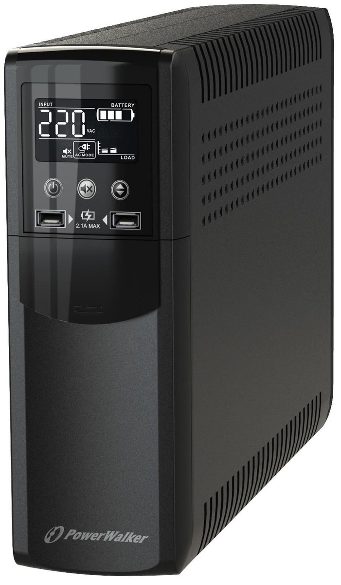 Onduleur PowerWalker VI 1200 CSW – 1200VA / 720W, Protection Pour Ordinateurs Et équipements