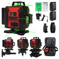 Poziomica laserowa na budowe samopoziomująca 360 laser krzyżowy