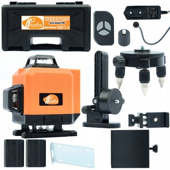 Poziomica laserowa Rosfix Orange Tiger 12 linii ROT12L w walizce z zestawem - Inny producent