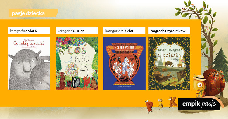 Poznaj najlepsze książki dla dzieci 2020 roku. Wyniki konkursu Przecinek i Kropka