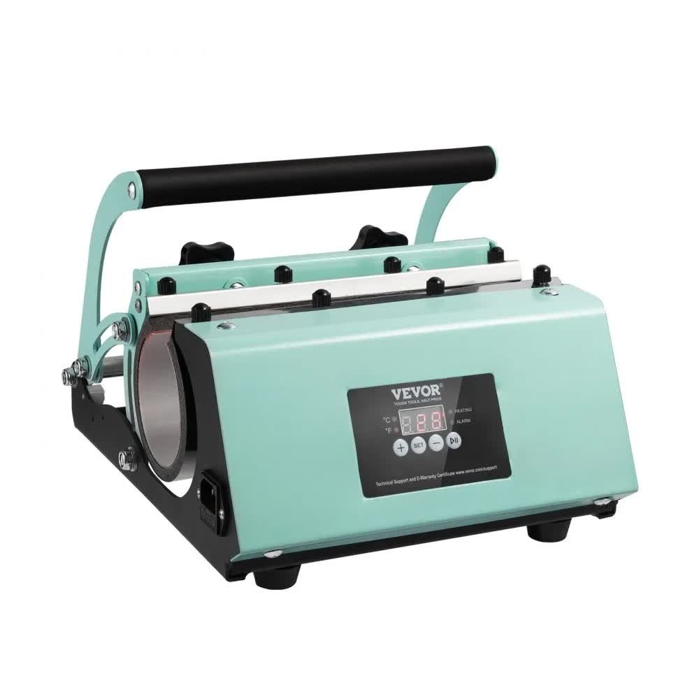 VEVOR Warmtepers Mok 4-in-1 Multifunctionele Mok Pers