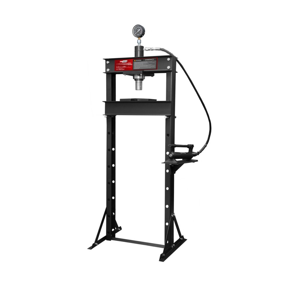 Prasa hydrauliczna z manometrem AWTOOLS, 12 t