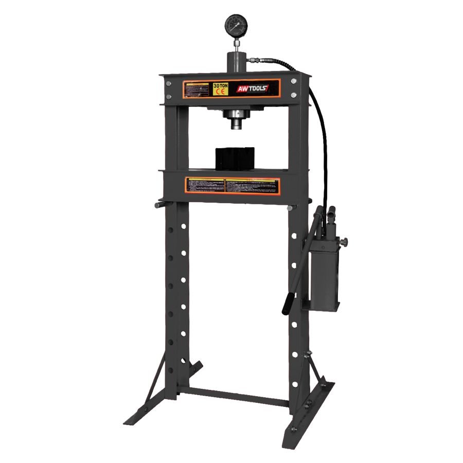 Prasa hydrauliczno-pneumatyczna z manometrem AWTOOLS
