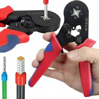 Praska Zaciskarka Do Tulejek Konektorów Końcówek Kabli Przewodów 0.25-10Mm