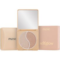 Prasowany Rozświetlacz Do Twarzy I Ciała Złoty Różowy Selfglow Paese 6,5 G Paese