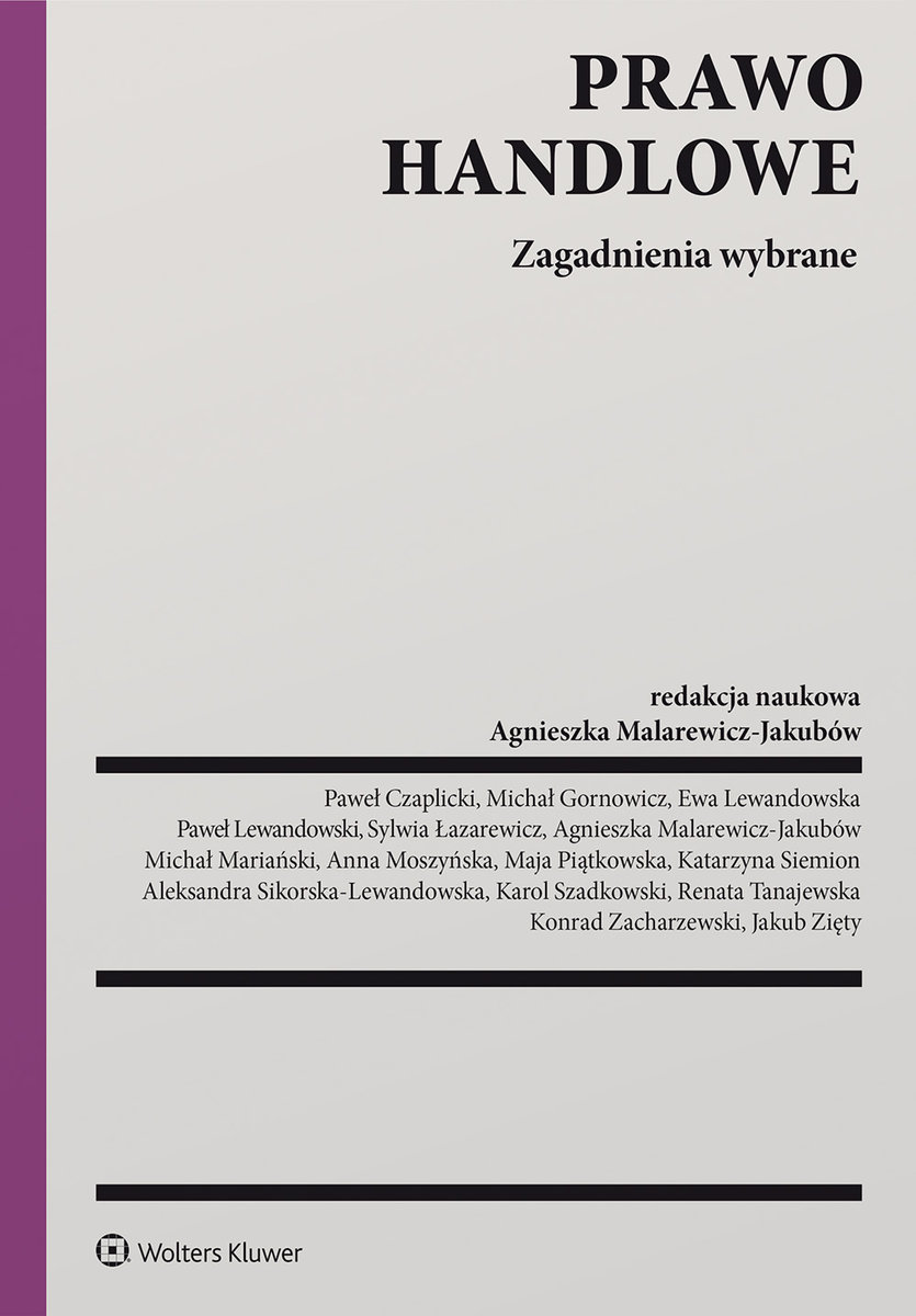 Prawo Handlowe. Zagadnienia Wybrane - Opracowanie Zbiorowe | Książka W ...