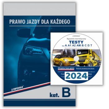 Prawo jazdy dla każdego Kategoria B z płytą z TESTAMI ABCDT 2024 - Inny producent