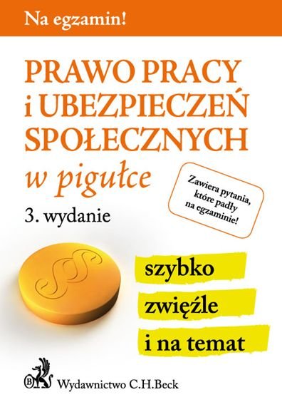 Prawo Pracy I Ubezpieczeń Społecznych W Pigułce - Opracowanie Zbiorowe ...