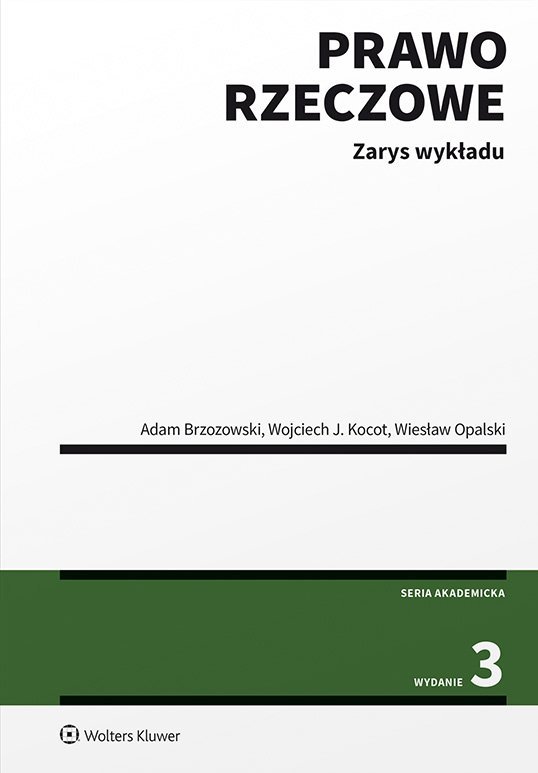 Prawo rzeczowe. Zarys wykładu - ebook PDF - Brzozowski Adam | Ebook