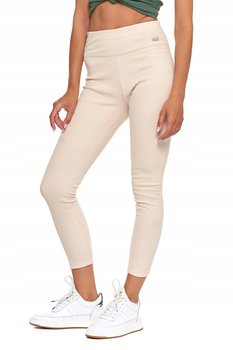 Prążkowane LEGGINSY Damskie z Wysokim Stanem Spodnie Wygodne Prążek MORAJ r. L/XL - Moraj