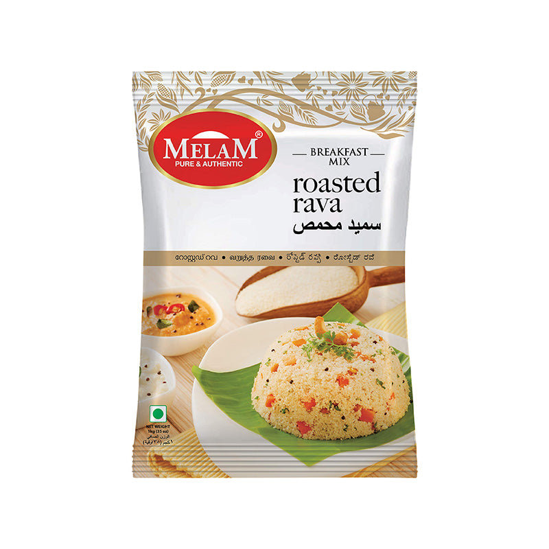 Prażona semolina Melam Roasted Rava 1kg - z pszenicy durum - Inna marka ...