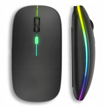 Precyzyjna Mysz Bezprzewodowa Myszka Cicha Ergonomiczna Podświetlana Rgb - Falcon