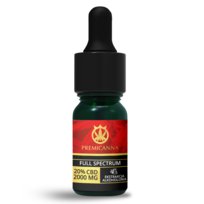 Premicanna, Olej CBD 20%, 2000 mg, 10 ml, Wysokie stężenie CBD, FULL SPECTRUM