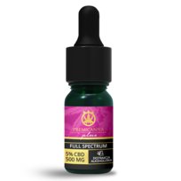 Premicanna, Olej CBD, 5% PLUS CBG, Niskie stężenie, 10 ml, 500 mg, FULL SPECTRUM 