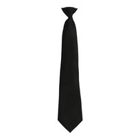 Premier Colours Orginals Fashion Clip-On Tie (OS / Czarny) Premier