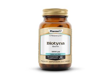 Premium Biotyna Pharmovit, suplement diety, 60 kapsułek - Pharmovit