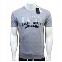 PREMIUM LIMITOWANA meska koszulka polo ralph lauren szary tshirt r.L