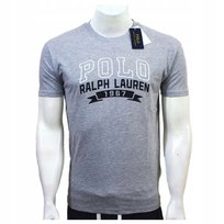 PREMIUM LIMITOWANA meska koszulka polo ralph lauren szary tshirt r.S