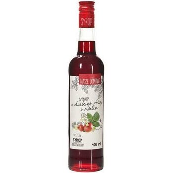 Premium Rosa, Nasze Domowe, Syrop z dzikiej róży i malin, 400 ml - Premium Rosa