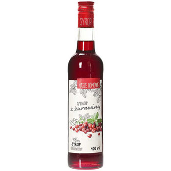 Premium Rosa, Nasze Domowe, Syrop z żurawiny, 400 ml - Premium Rosa