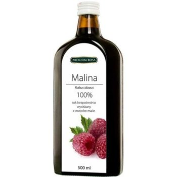 Premium Rosa, Sok 100% tłoczony na zimno, Malina, 500 ml - Premium Rosa