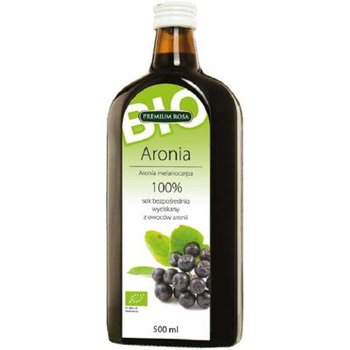 Premium Rosa, Sok bio 100% bezpośrednio wyciskany, Aronia, 500 ml - Premium Rosa