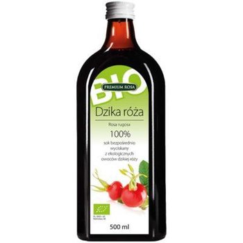 Premium Rosa, Sok bio 100% bezpośrednio wyciskany, Dzika róża, 500 ml - Premium Rosa